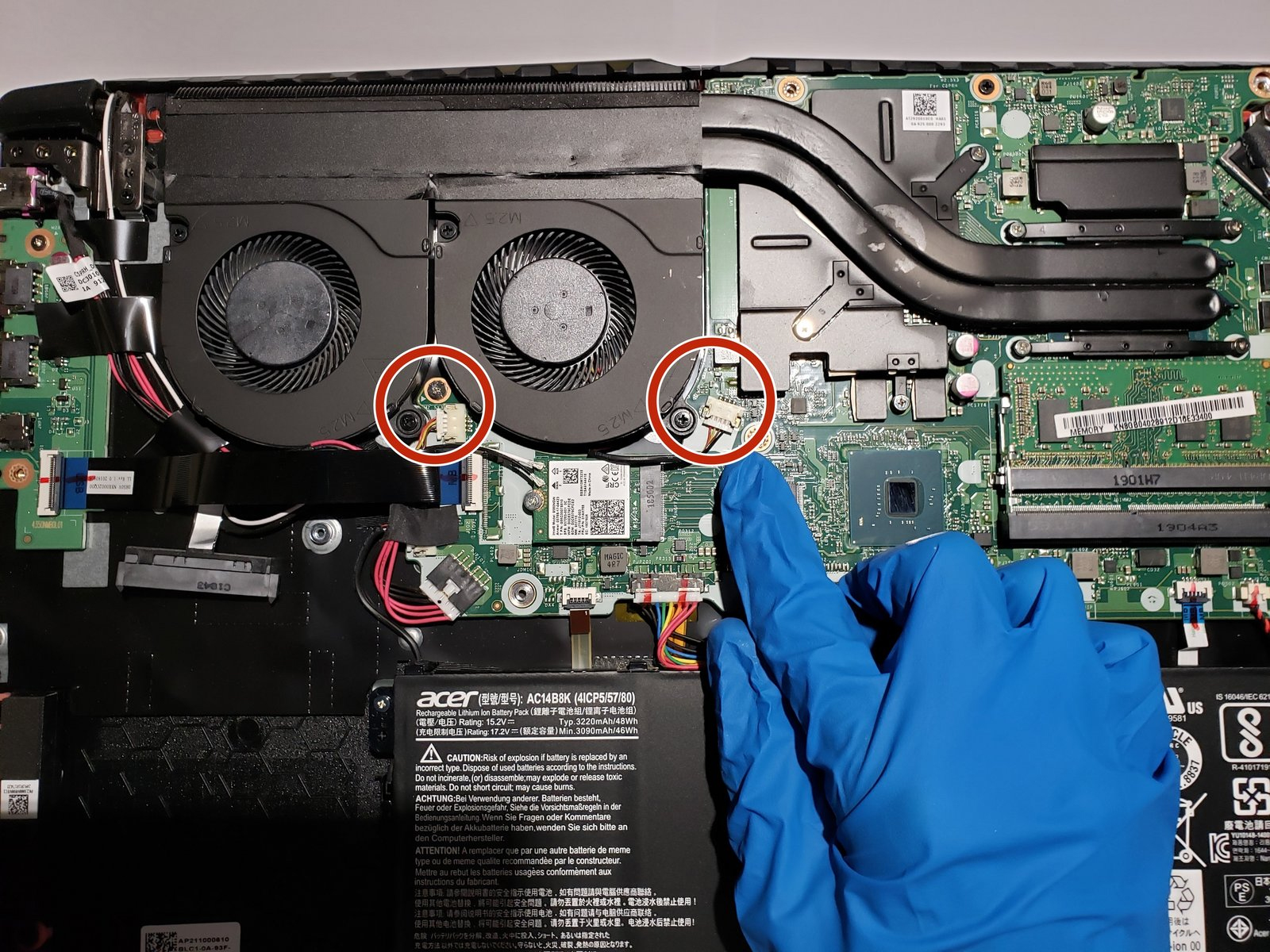 How to replace and fix ACER A515 AN515-52 HDD NBX0002FX00 HDD Cable Hard disk drive (acer AN515-52)